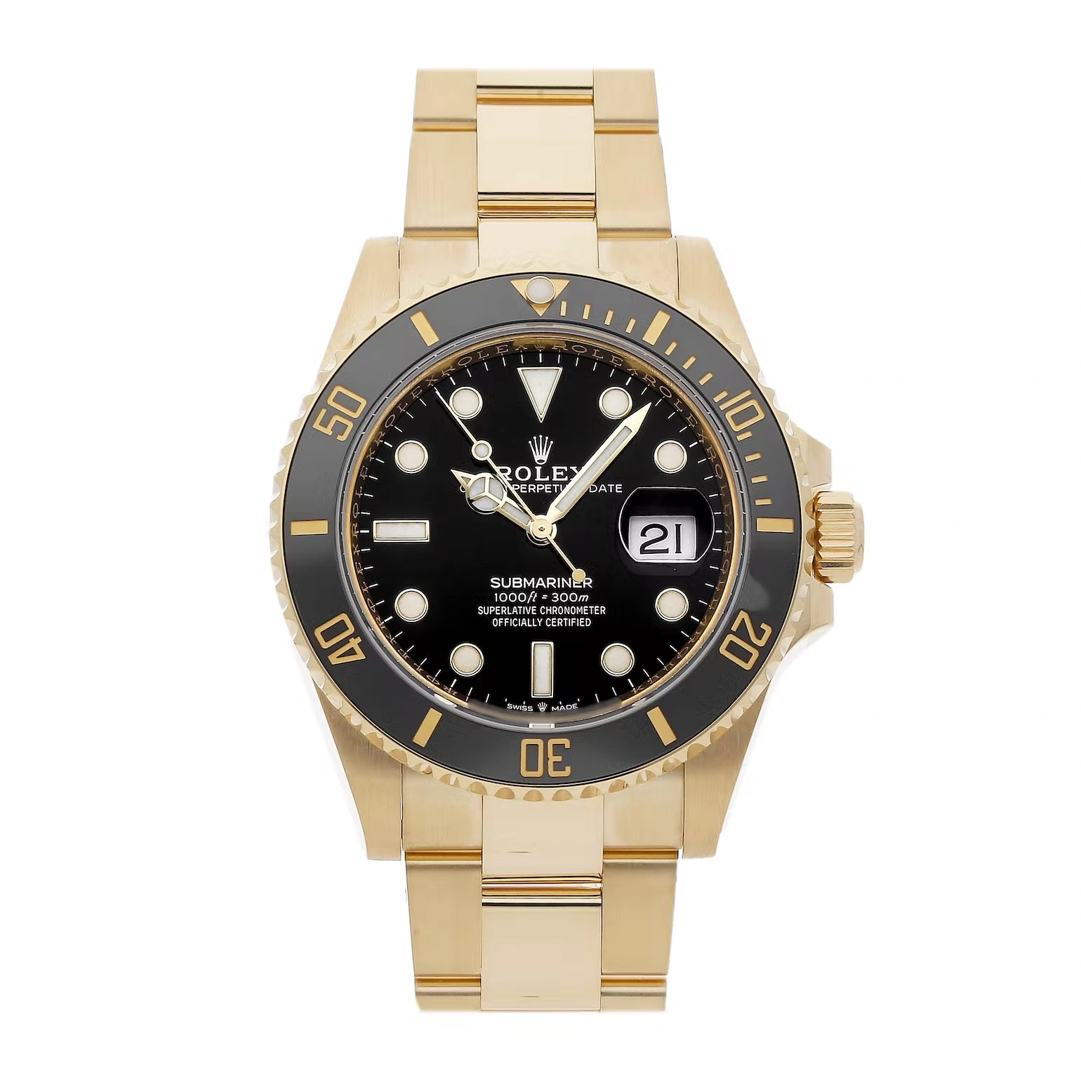 Rolex Submariner 116618LN-97208 black dial watch