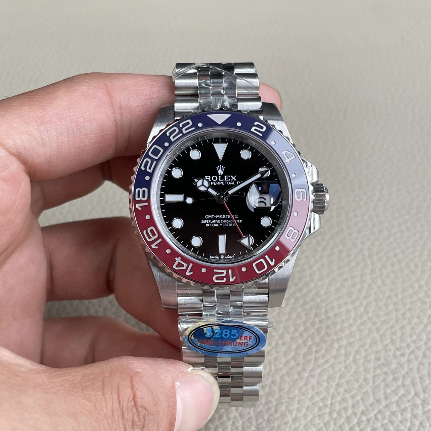 ROLEX GMT-MASTER II OYSTER, 40 MM, OYSTERSTEEL WATCH 126710BLRO