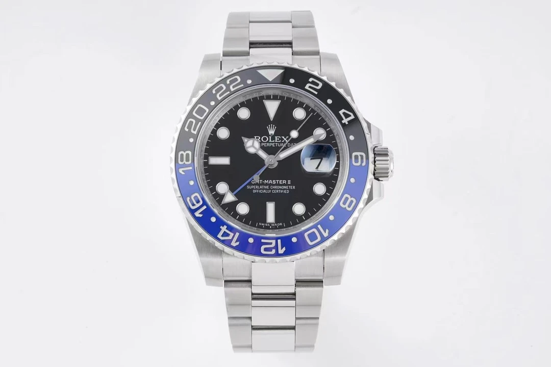 ROLEX GMT-MASTER II OYSTER, 40 MM, OYSTERSTEEL WATCH 126710BLNR