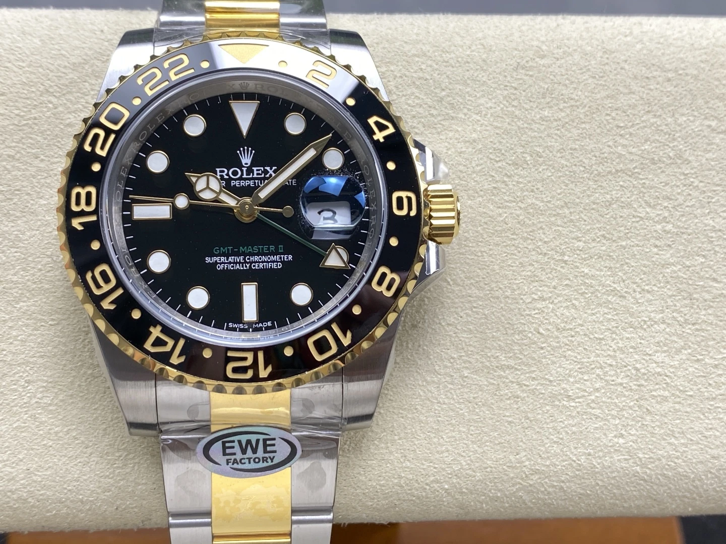 ROLEX GMT-MASTER II OYSTER, 40 MM, OYSTERSTEEL WATCH