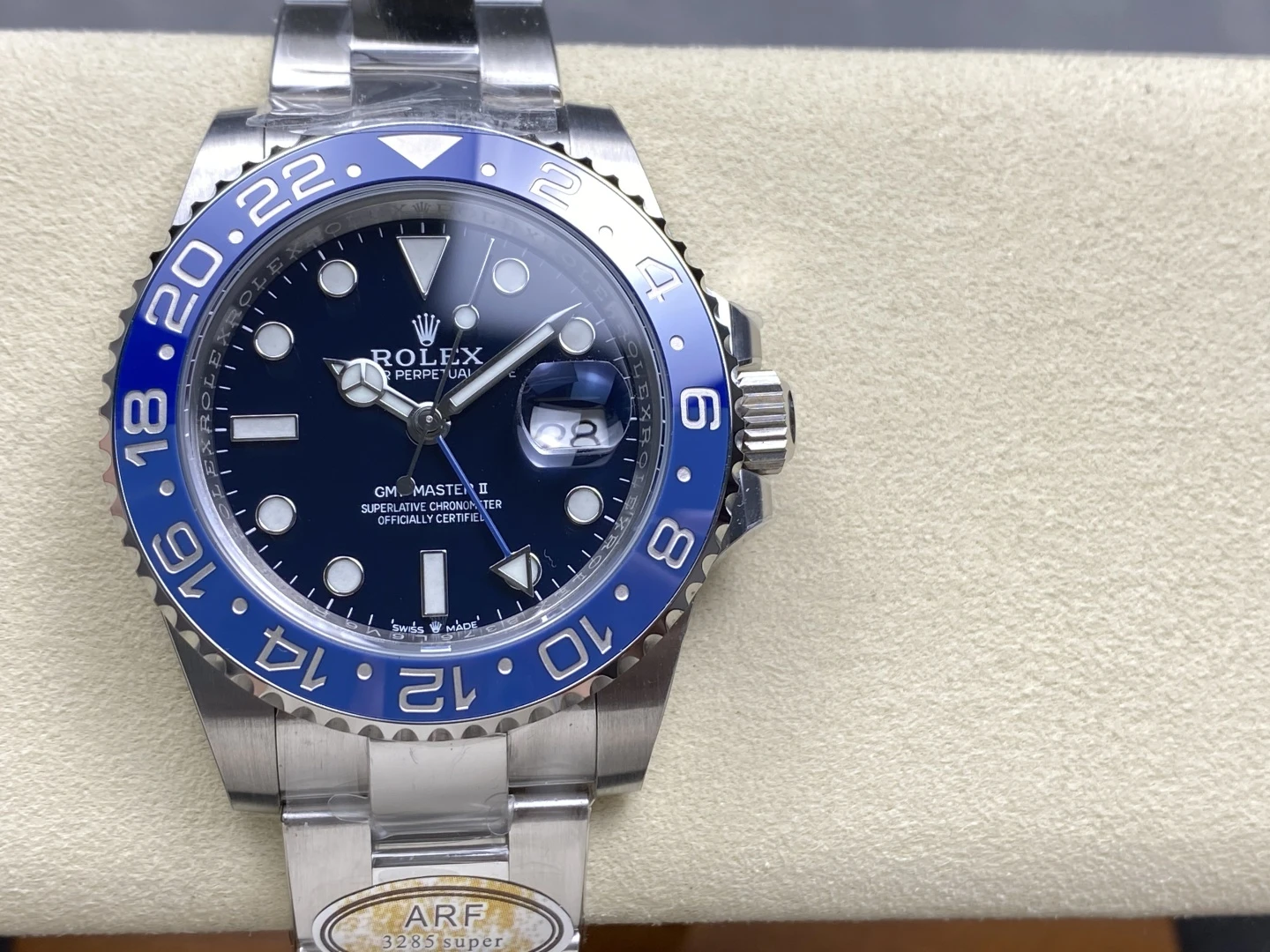ROLEX GMT-MASTER II OYSTER, 40 MM, OYSTERSTEEL WATCH