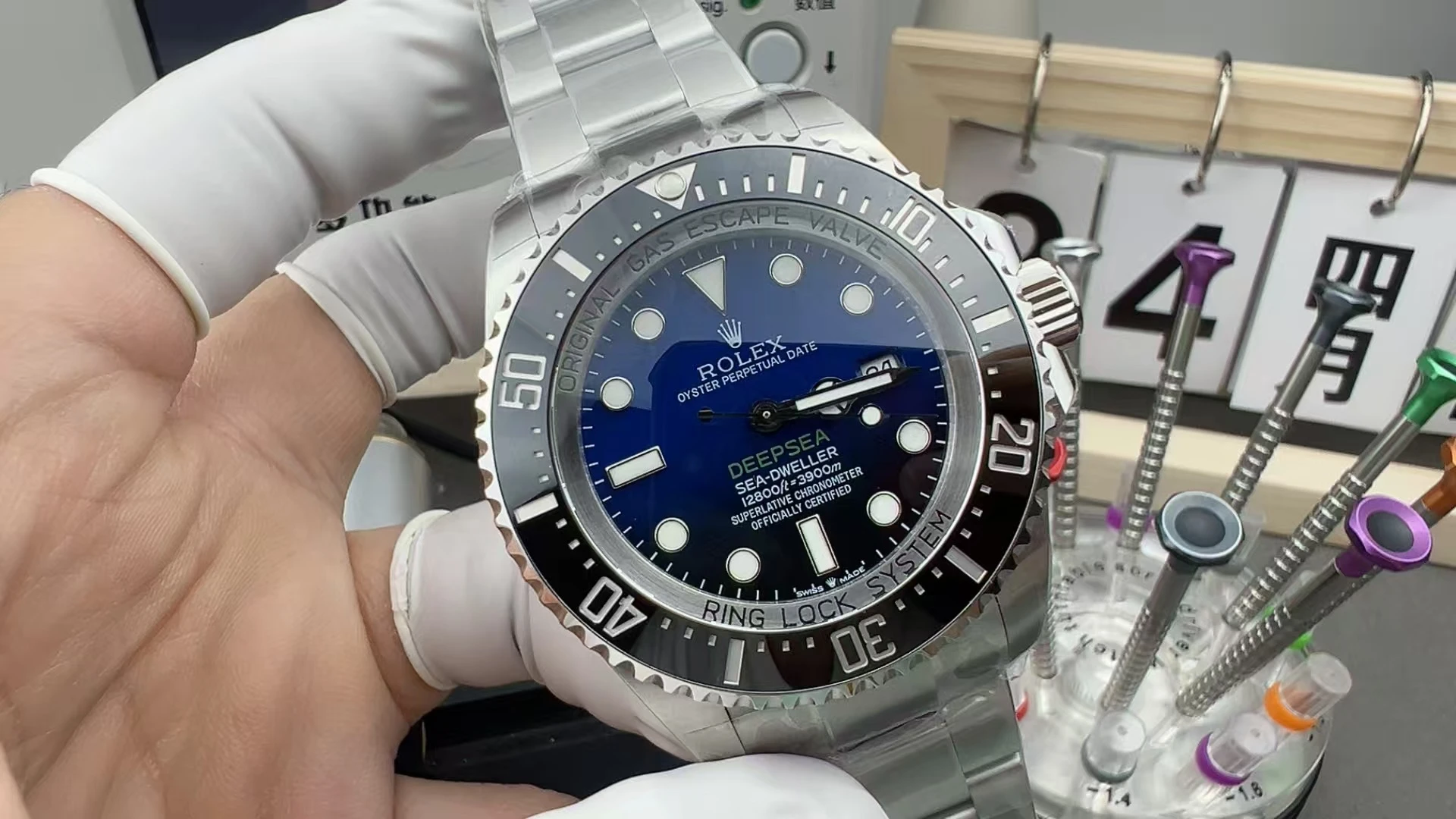 ROLEX DEEPSEA OYSTER, 44 MM, OYSTERSTEEL WATCH