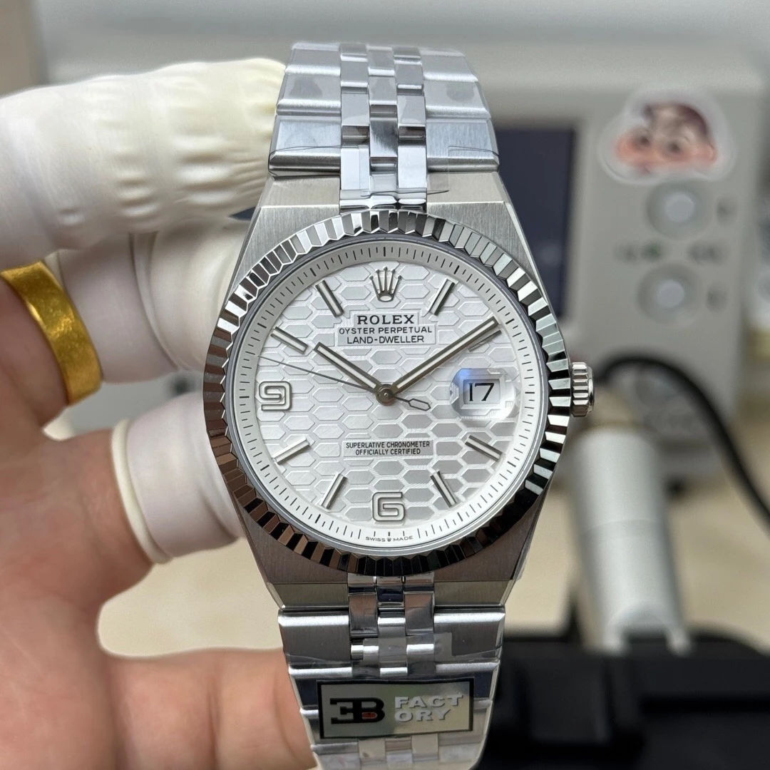 Rolex Land Dweller silver